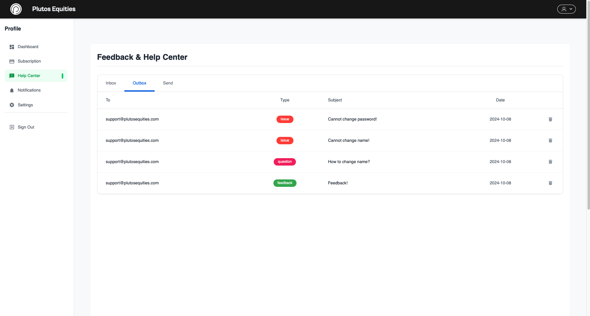 Watchlist Management